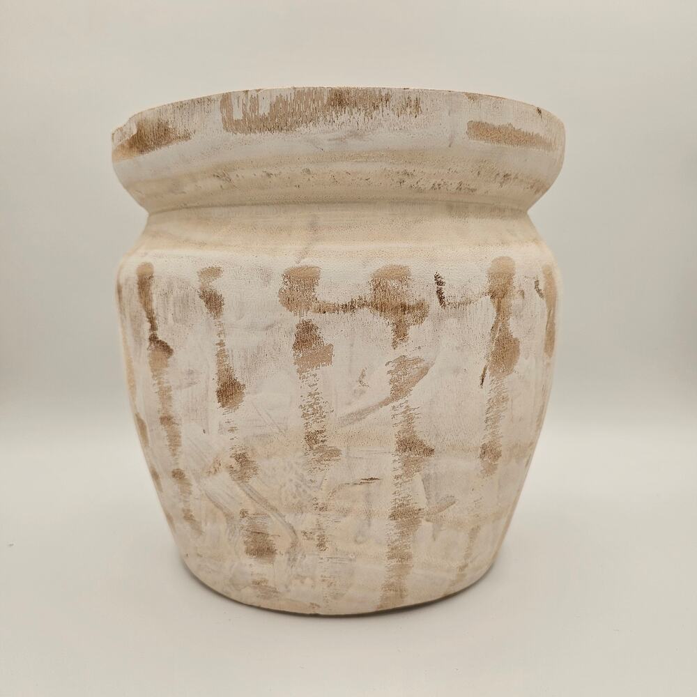 Rustic Distressed Wooden Dough Planter